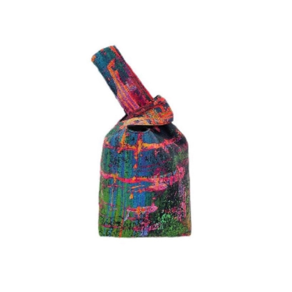 YAITO RN:C ABSTRACT ONE HANDLE KNOT BAG